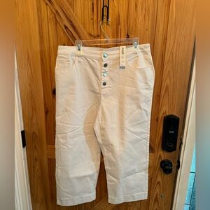 Chico’s Wide Leg Crop — Size 14